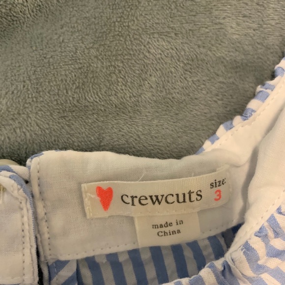 Crewcuts seersucker long sleeved top w/floral - Picture 2 of 7